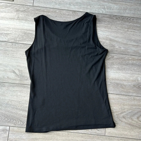 Conrad C Beaded Neckline Sleeveless Tank Top - Picture 11 of 12